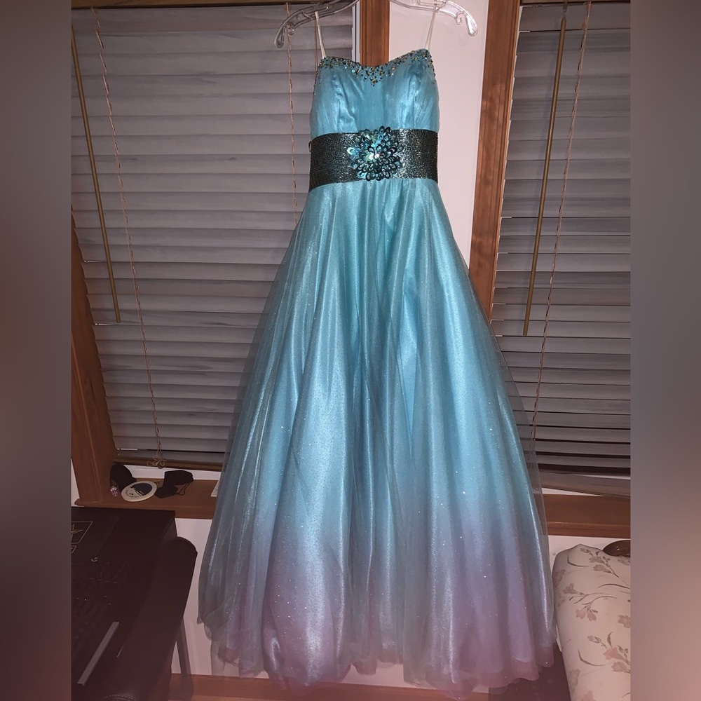 Blue Ballgown